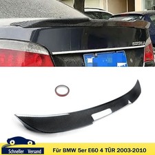M4 Style Heckflügel Spoiler Lippe für BMW 5er E60 M5 Kofferraum Klavierschwarz