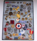 WW2 US Military Pins,Medals, Buttons, More -- A Few Are Marked Sterling