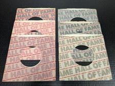 Lot of 6 Vintage Hall Of Fame 45 RPM 7" Company Record Sleeves Rock Soul Jazz
