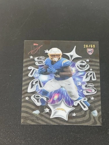 2025 Topps Signature Omarion Hampton Base (RAW)
