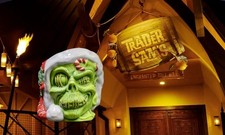 Trader Sam’s Enchanted Tiki Bar Holiday Zombie Mug Gold Stitching 2025