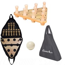Shuffleboard Bowling Pin Set 10 PCS Bowling Pin Without Ball for Shuffleboard...