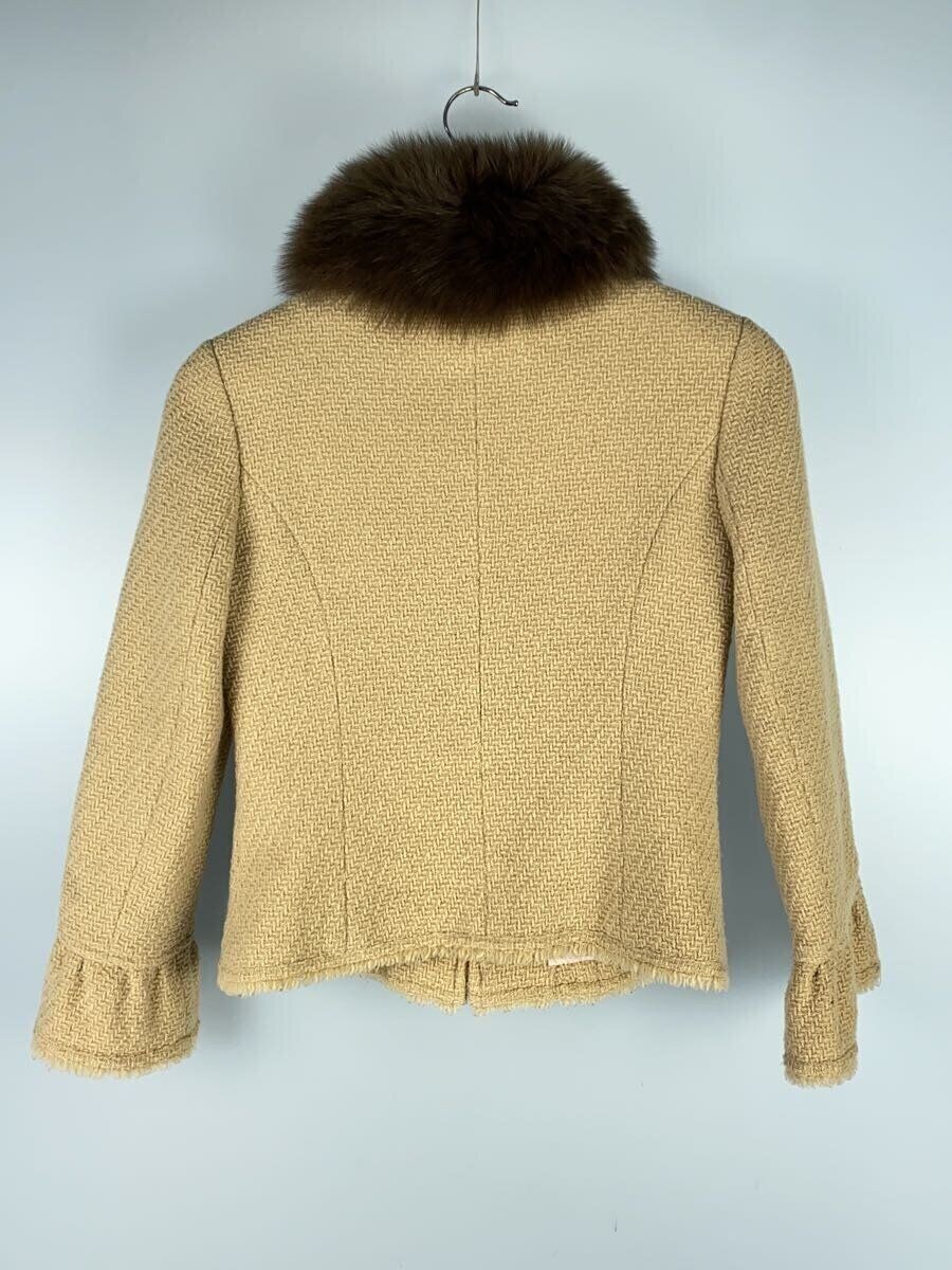 ALTRA Giacca Rene Other pelliccia di volpe 36 zip lana made in Japan beige 6943400 usata