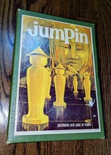 Vintage Jumpin 3M Bookshelf Games Board Game Complete 1964 Collectible Metal Pcs