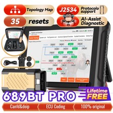 ThinkScan 689BT PRO: AI-Assisted Topology Scanner with 35 Resets CAN FD DoIP