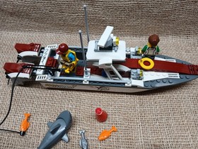 LEGO City Fishing Boat 60147 With Instructions and box!