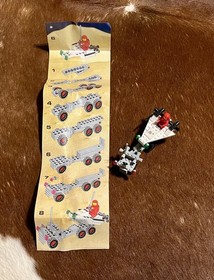 1980 LEGO SPACE SYSTEM 6870 SPACE PROBE LAUNCHER BOX & INTRUCTIONS GOOD