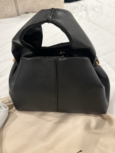 POLENE Numero Neuf Mini Bolso de Hombro Bandolera Cuero Mujer Negro - Imagen 2 de 10