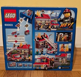 LEGO CITY: Fire Emergency (60003); NEW in Box; minor dent (see photos)