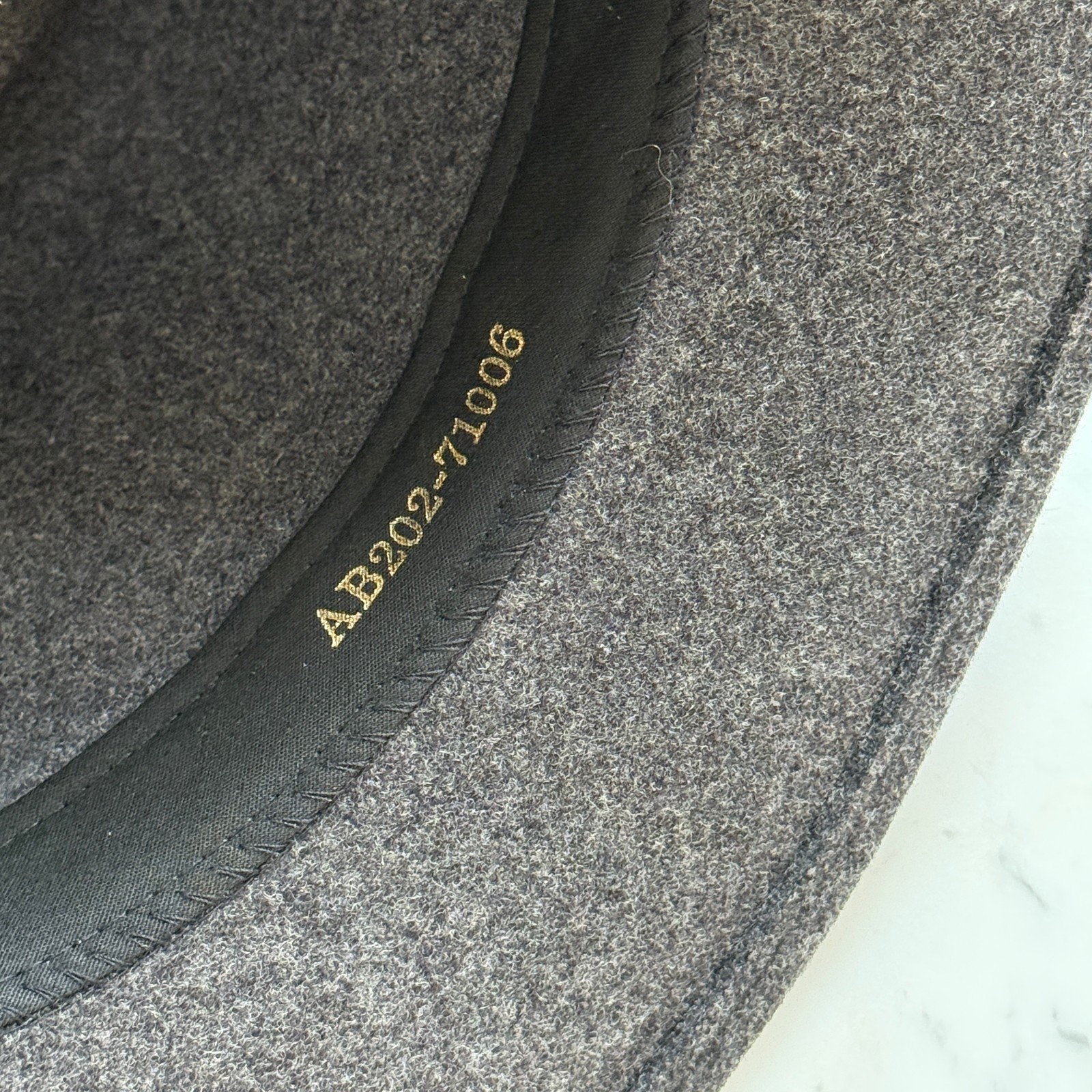 Pendleton 100% Virgin Wool Gray Outback Hat - Siz… - image 5