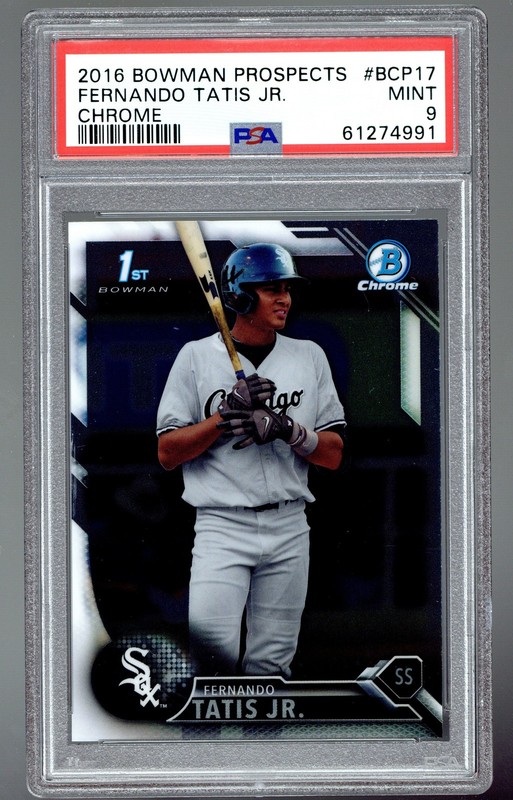 2016 Bowman #BCP17 Fernando Tatis Jr. Chrome Prospects PSA 9 ROOKIE RC