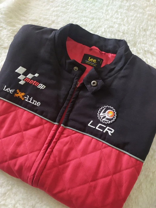 Lee X-Line MotoGP LCR Racing Vest XL Red Black Lucio Cecchinello Puffer Gilet