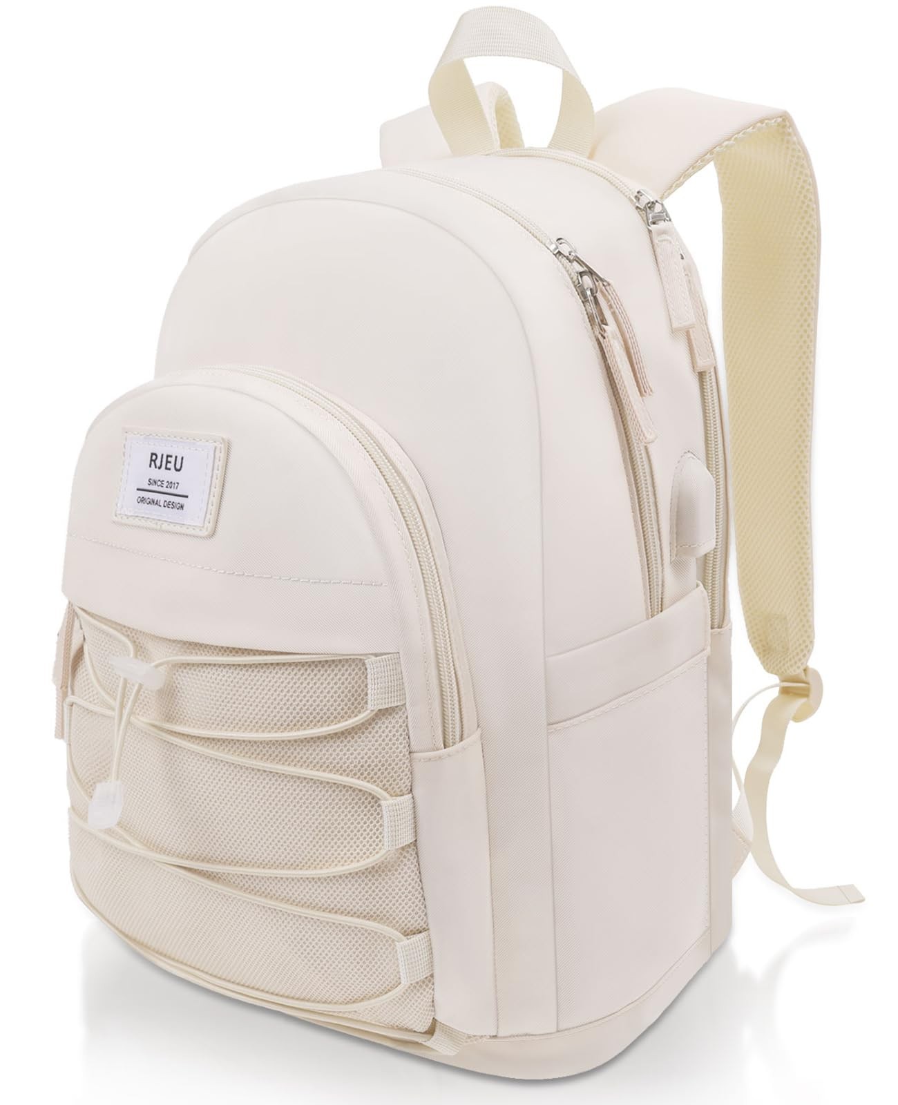 Aesthetic 15.6in Laptop Backpack for Teen Girls - Stylish School Bookbag