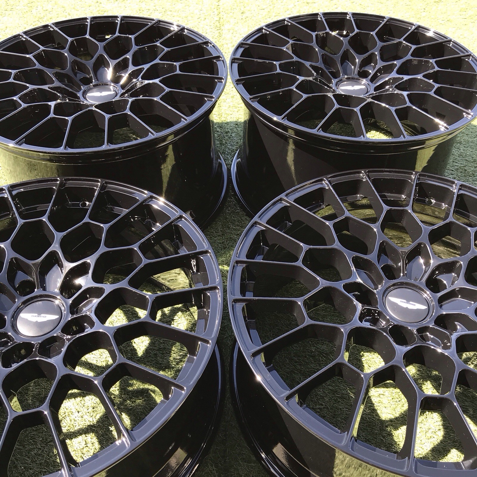 21 ASTON MARTIN FORGED RIMS DBS 770 ULTIMATE PY731007AA BLACK EOM FACTORY
