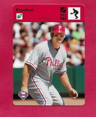 2004 Leaf Sportcaster #23 Jim Thome Red #ed 23/45