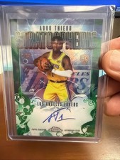 2025-26 Topps Chrome Adou Thiero Rookie Stratospheric Green Refractor Auto #/99