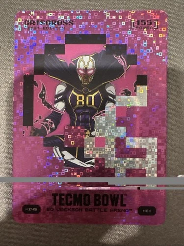 Criscross Chris Carter Bo Jackson Battle Arena Tecmo Bowl #Hl45 Hex Pwr 155
