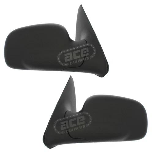 Electric Wing Door Mirrors Land Rover Freelander 2000-2007 Black Covers 1 Pair