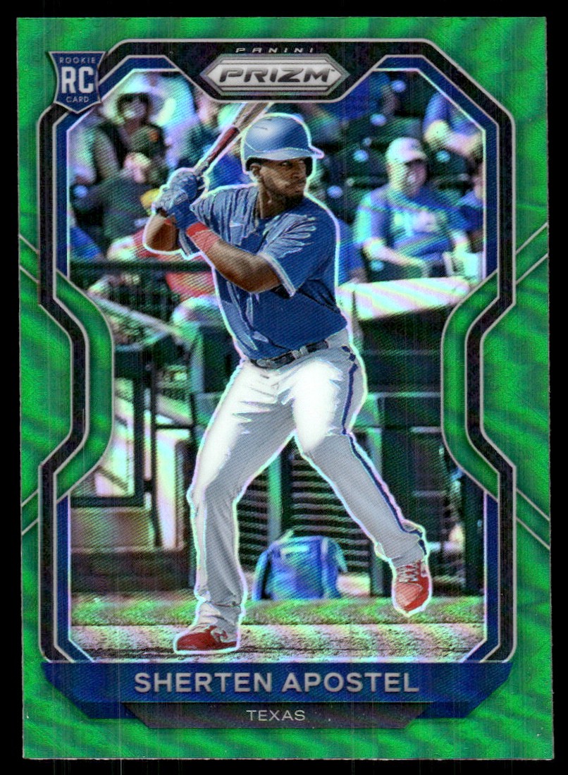 Sherten Apostel 2021 Panini Prizm #110 Rangers FREE SHIPPING StackedPacks