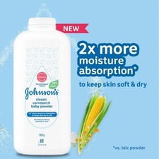 500gx4 Johnson's Baby Powder Regular Scent Natural Silky Soft Skin DHL EXPRESS