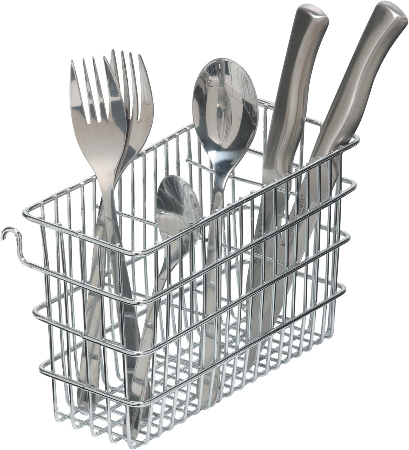 Сушилка для столовых приборов KitchenCraft KCCUTDRAIN Caddy с крючками Металл Серебро 25 x 25 6590₽