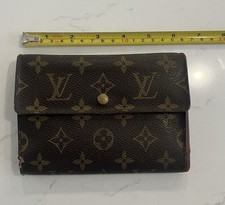 Louis Vuitton Monogram Porte Monnaie Billets Viennois Wallet Coin Purse Vintage