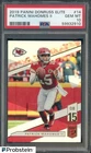 2019 Donruss Elite #14 Patrick Mahomes II Chiefs PSA 10 GEM MINT