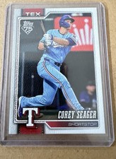 2026 Topps Series 1 Canvas Parallel /50 Corey Seager Texas Rangers
