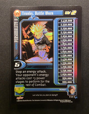 Score Entertainment Dragon Ball GT Trunks Battle Worn LV2 Rare Foil 3/4 2004