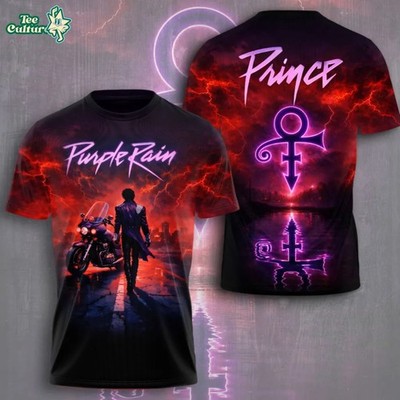 Prince Purple Rain 3D Tshirt 2026 Limited Edition