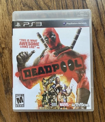 Deadpool PS3 Game Sony PlayStation 3 2013 No Manual Tested Works
