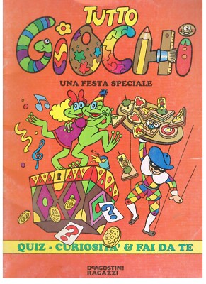 1992 - ALLE SPIELE - DE AGOSTINI JUNGEN - QUIZ KURIOSITÄT UND BASTELN -