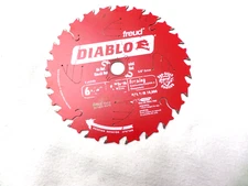 FREUD D0624X DIABLO 6 1/2" X 24 TOOTH CARBIDE FRAMING CIRCULAR SAW BLADE
