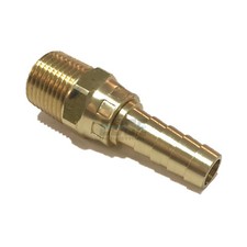 3/8 SWIVEL HOSE BARB X 3/8 MALE NPT Brass Pipe Fitting NPT Gas Fuel Water Air