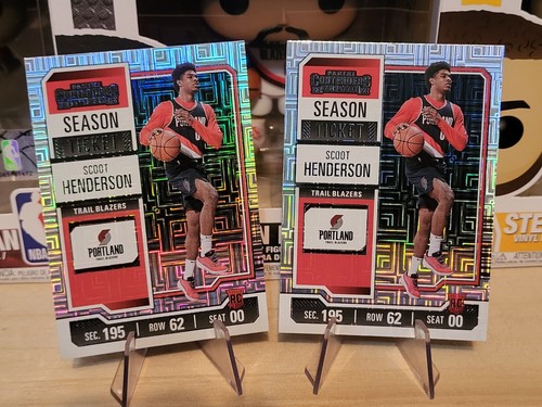 2023-24 Scoot Henderson Panini Contenders Hobby Mojo Parallel Rookie Card(Lot 2)