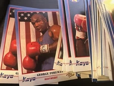 1991 Kayo Boxing Cards Set, #001 - #250, Pick One or More FREE SHIPPING