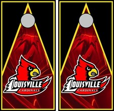 louisville cardinals 0383 cornhole board vinyl wraps