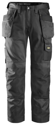 Snickers DuraTwill Arbeitshose m. Holstertaschen, EN 14404 Schwarz