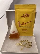 VERY RARE—273 Rodeo Drive Fred Hayman Beverly Hills Pin & I/8 Perfume VINTAGE