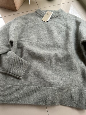 H&M PREMIUM WOOL SELECTION PULLOVER M (40/42) OVERSIZE GRÜN