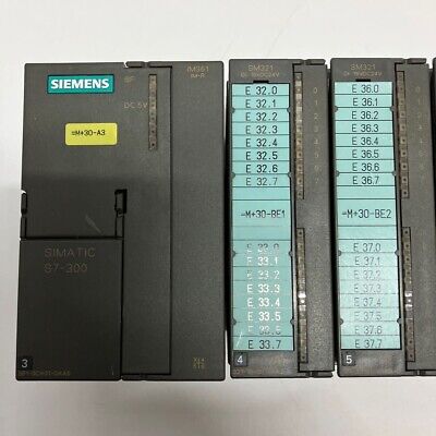 SIEMENS S7-300 IM361 SM321 5 Unit SM322 3 Unit Removed From SIEMENS S7-300 IM361 SM321 5 Unit SM322 3 Unit Removed From
