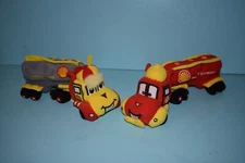 Shell Oil Company Tanker Truck Plush Toy Sheldon Sherri & Shane 9"Bean Bags