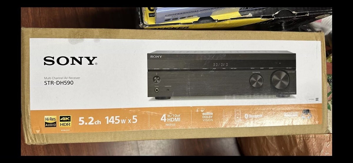 Sony STR-DH590 Bluetooth 4K Ultra HD Hi-Res 5.2 Ch HDMI Sony STR-DH590 Bluetooth 4K Ultra HD Hi-Res 5.2 Ch HDMI