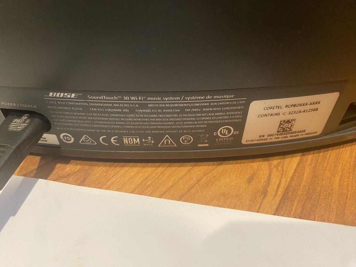 Bose SoundTouch 30 Series I Wireless Music System-Black Bose SoundTouch 30 Series I Wireless Music System-Black