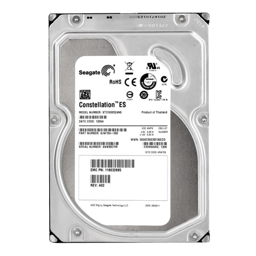 Hard Drive EMC 118032685 ST31000524NS 1TB SATA II 7.2K 32MB 3.5'' - Picture 3 of 3