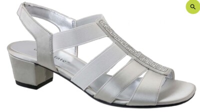 extra wide silver dress sandals Extra Wide Silver Dress Sandals