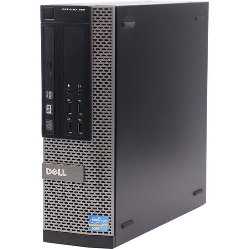 Dell Dual LCD Desktop Computer PC 8GB 1TB Dual 20" Monitor Windows 10 Home Wi-Fi - Picture 2 of 7