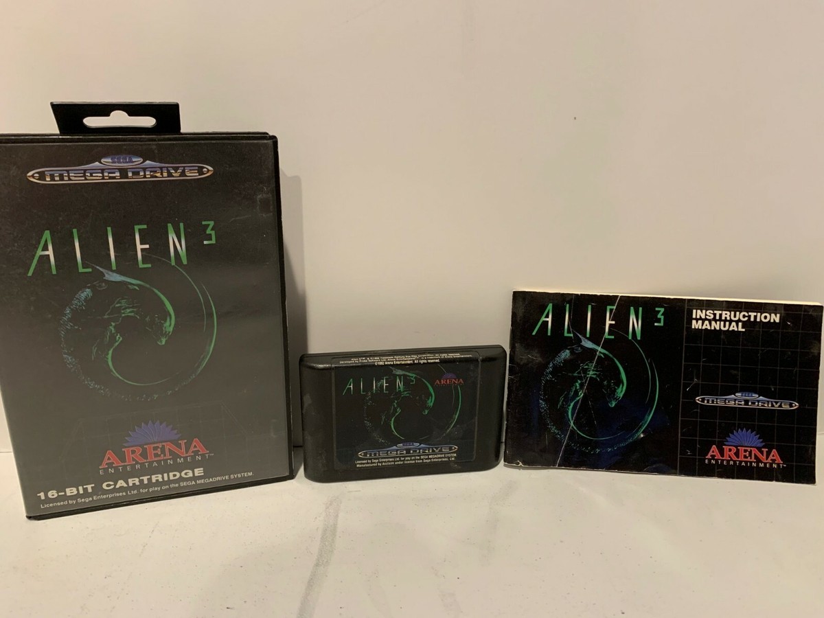 Alien 3 Sega Mega Drive (Genesis) CIB Game Case Manual US
