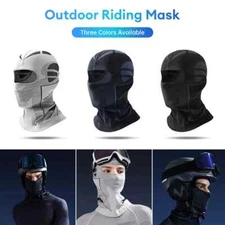 Motorcycle Balaclava Neck Warmer Windproof Thermal Face Mask Cover Helmet Liner