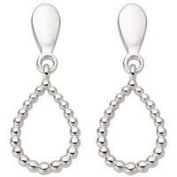 OhrhäNger Tropfen Aus KüGelchen 585 Gold WeißGold Ohrringe Ohrschmuck Damen